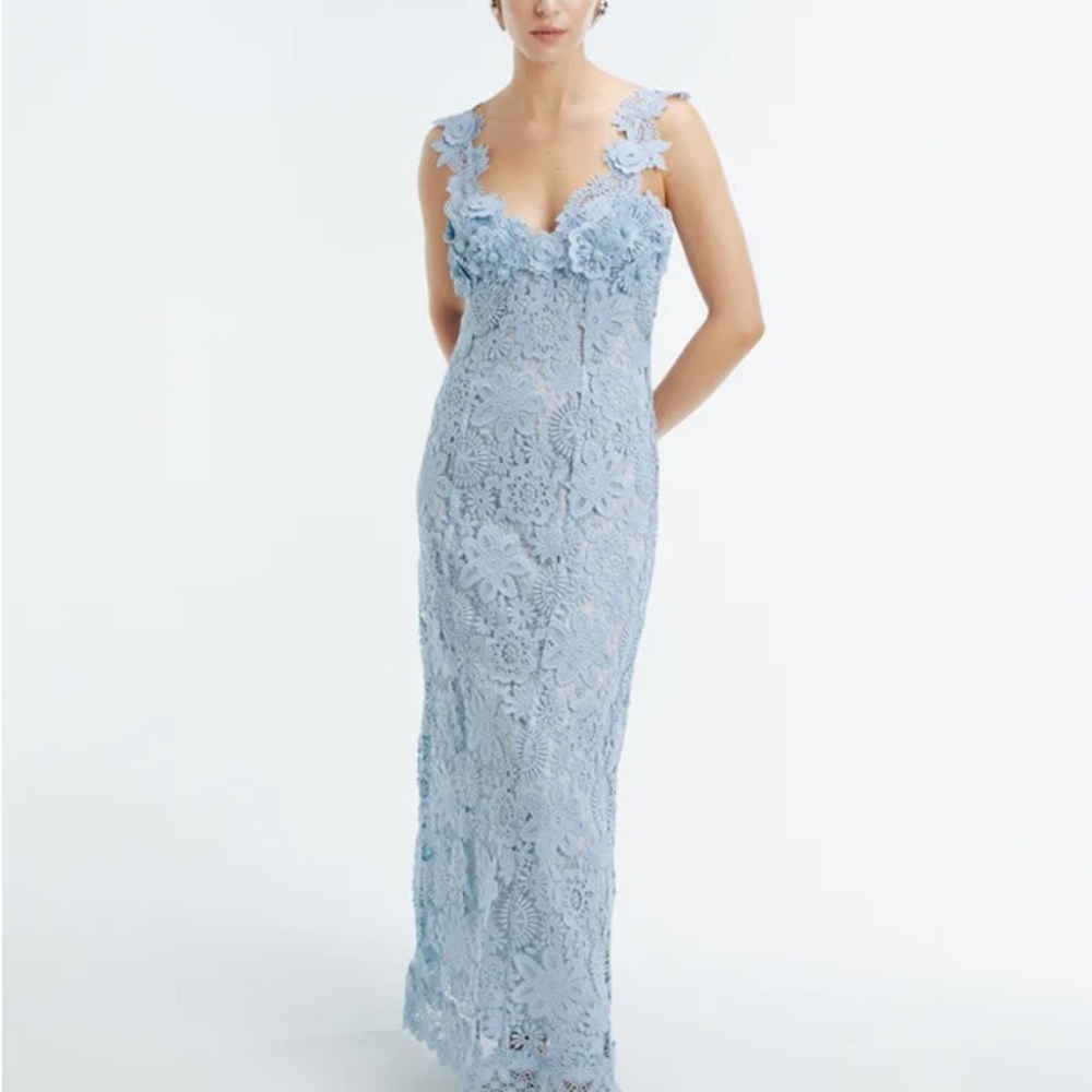 Waimari Orchid Island Maxi Dress in Sky